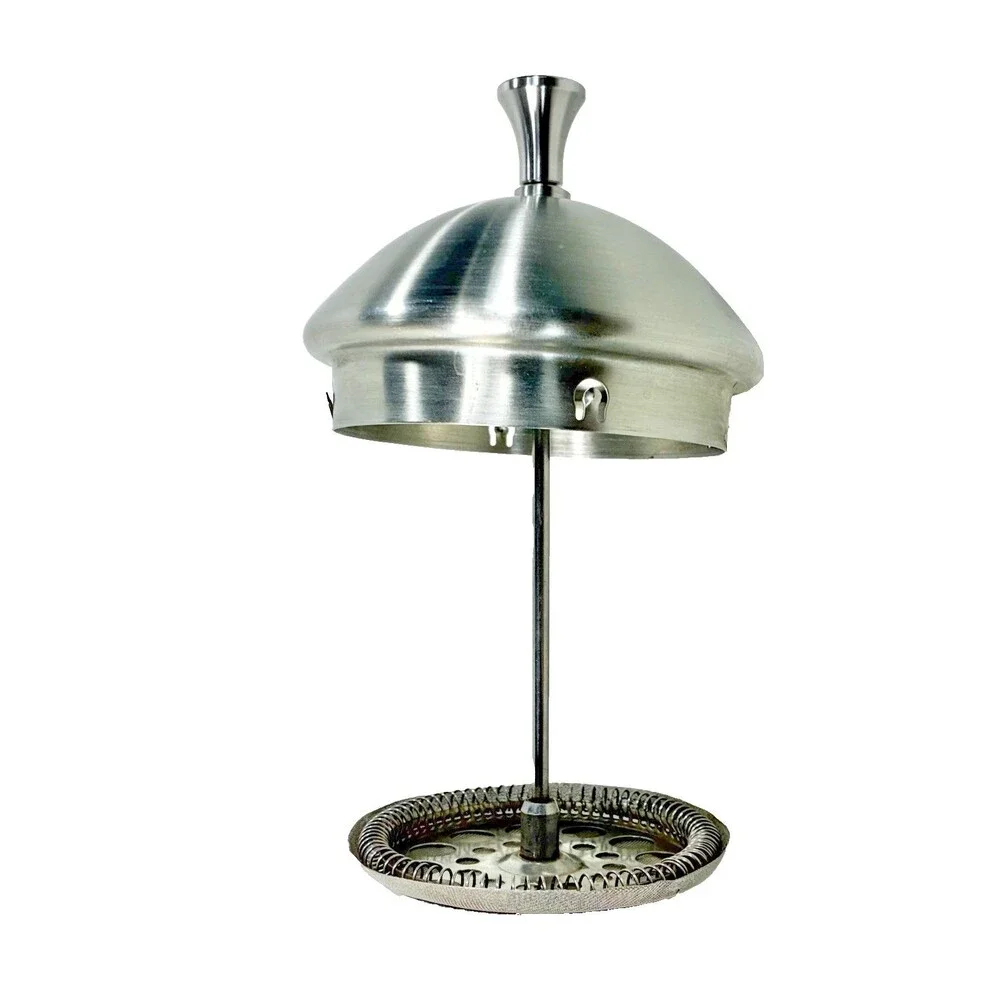 Chantal Gray Ombre Ceramic 16oz Coffee French Press Stainless Plunger